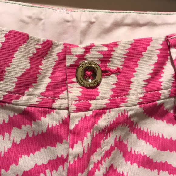 Lilly Pulitzer the Walsh Short size 2 pink zebra - Picture 3 of 6